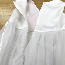 G486-O◆Catherine Cottage キャサリンコテージ チュールドレス◆size130 ホワイト 白 ピンク ノースリーブ 発表会 結婚式 キッズ 子供_画像5