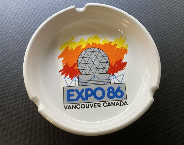 EXPO86　VANCOVER　CANADA　国際博覧会　バンクーバー　カナダ　灰皿　（未使用）