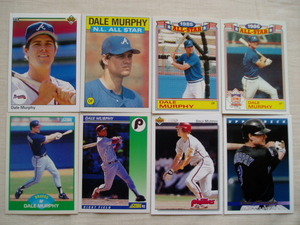 デール・マーフィー【DALE MURPHY】8枚セット◆アトランタブレーブス フィラデルフィアフィリーズ RE