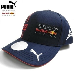 PUMA × Red Bull プーマ レッドブル Racing ASTON MARTIN ALEX ALBON ロゴ刺繍 ベースボール キャップ 帽子 023291 01▲005▼kkf1033a