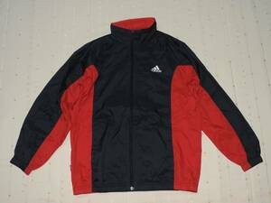 *adidas. . origin Logo .... red × navy. hood built-in long sleeve Wind breaker *150 centimeter * Adidas *