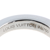 ［飯能本店］LOUIS VUITTON LV ルイ・ヴィトン バーグ ロックイット #48 リング・指輪 750ホワイトゴールド 7.5号 シルバー DH68889_画像5