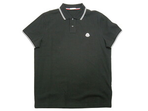 2022SS■サイズL■新品 本物保証■モンクレール/MAGLIA POLO MANICA C/半袖/ポロシャツ/POLO SHIRT/メンズ/MONCLER/999/ブラック/黒