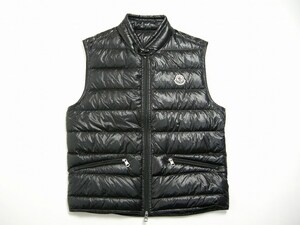 サイズ4(男性L-XL相当)■新品 本物■モンクレール/GUI GILET/ライトダウンベスト/ギ/グイ/ダウンベスト/ジレ/メンズ/MONCLER/ブラック/黒