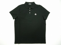 2022SS■サイズL■新品 本物保証■モンクレール/MAGLIA POLO MANICA C/半袖/ポロシャツ/POLO SHIRT/メンズ/MONCLER/999/ブラック/黒_画像2