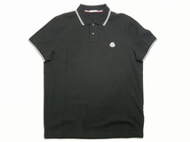 2022SS■サイズS■新品 本物保証■モンクレール/MAGLIA POLO MANICA C/半袖/ポロシャツ/POLO SHIRT/メンズ/MONCLER/999/ブラック/黒_画像2