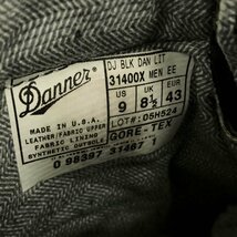 Danner (ダナー) 【men544AH】 31400X Danner Light Black ダナーライト ブラック GORE-TEX ゴアテックス ブーツ 美品 US９EE USA製 TW_画像5