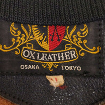 VICTORY SPORT 【men149AH】 80's OX LEATHER 2トーンダブルライダースジャケット 裏ボア アメジャン バイカー Dポケ AG_画像3