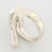 Tiffany & Co ティファニー エロンゲイテッド ティアドロップ リング SV925 エルサ ペレッティ 13号 10.2g 指輪 箱付_画像2