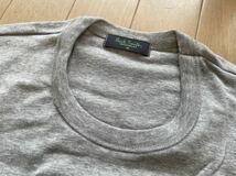 即決！ポールスミス！PAUL SMITH フライス 綿100％ Mサイズ 丸首Tシャツ グレー杢 1枚_画像6