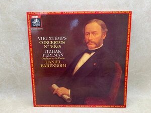 中古LP　ヴュータン:Vn協奏曲4番Op.31, Vn協奏曲5番Op.37 2C 069-02970 バレンボイム　CIE745