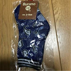  новый товар не использовался Buranopeiz Lee рисунок носки 9~13cm синий 