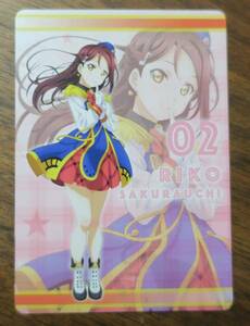 Aqours/CD первый раз производство . входить привилегия HAPPY PARTY TRAIN карта 02 Sakura внутри груша .[ поиск ] Rav Live! sunshine!! коллекционные карточки / коллекционная карточка CV. рисовое поле груша ..