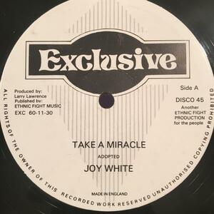 ★Joy White/Take A Miracle★メロウ名曲カバー！