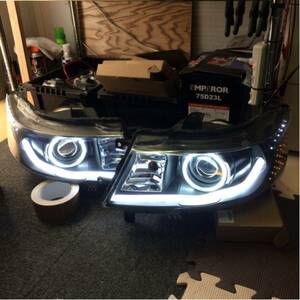 MH23s Wagon R stingray head light SMD lighting ring 2 color luminescence silicon tube other 