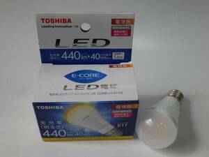 LED電球: E17　(電球色) 東芝 LDA6L-H-E17/S １個