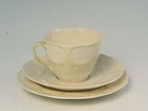 　ベリーク 　Belleek　=　Cup&Saucer&Plate16　=　Cream色＝Shell (1級品)　_画像2