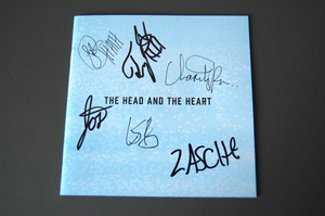 *THE HEAD AND THE HEART The head and The Heart LET'S BE STILL CD autograph autograph go in booklet band member autograph*