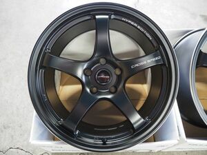 ★軽量★18inch 8.5J+45 9.5J+45 5H100 新品 人気 クロススピードCR5 ホイール1台分 タイヤset可能 COROLLASPORT CELICA 86 BRZ IMPREZA BK