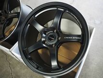 ★軽量★18inch 8.5J+45 9.5J+45 5H100 新品 人気 クロススピードCR5 ホイール1台分 タイヤset可能 COROLLASPORT CELICA 86 BRZ IMPREZA BK_画像3