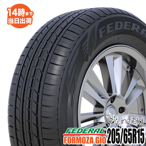 【2021年製】FORMOZA GIO（ジオ） 205/65R15 95H FEDERAL フェデラル 激安コンフォートタイヤ タイヤ 新品 1本