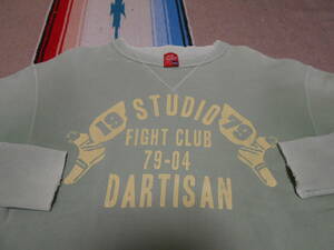 STUDIO DARTISAN スタジオ ダルチザン 両Vガゼット ビンテージ コットン１００％ スウェット SWEATS VINTAGE TRACK&FIELD WING FOOT