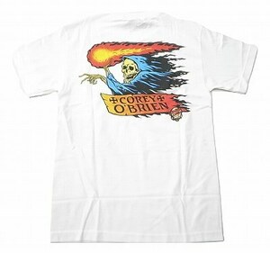 JB即決 SANTA CRUZ サンタクルーズ 2018 COREY OBRIEN REAPER オブライエン Tシャツ 白 Mサイズ 新品　SANTACRUZ POWELL 90 80