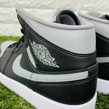 即決 ナイキ ウィメンズ エアジョーダン 1 NIKE AIR JORDAN 1 AJ1 ブラック ホワイト グレー 29.0cm 送料込み BQ6472-007_画像9