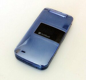 【激安・送料無料！！】白ロム SoftBank SHARP 812SH Premium ブルー 美品 3Gケータイ★充電ケーブルおまけ付き！！