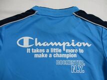 BE193【Champion・チャンピオン】プリント　スポーツ　半袖　Tシャツ　男児　青　120_画像7