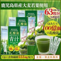 乳酸菌青汁　　九州産大麦若葉使用　　６３包(２１包×3袋)　　送料無_画像1