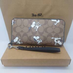 コーチ COACH FC4596 長財布 シグネチャー 長財布 アウトレット品