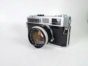 1スタ Canon model 7 + LENS 50mm F1.4 フィルム レンジファインダー カメラ キヤノン 動作 露出計OK 1円 ヱOA4
