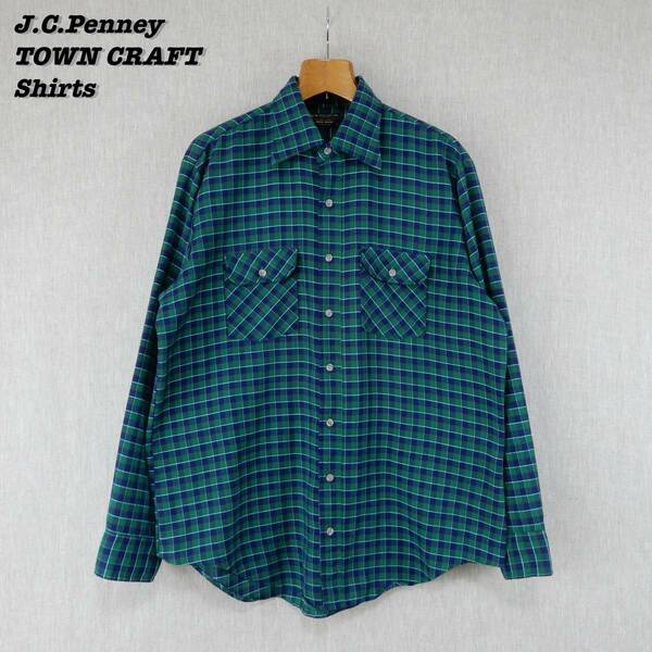 J.C.Penney TOWN CRAFT PENN PREST Shirts 1970s Vintage ジェーシーペニー タウンクラフト シャツ 1970年代 ヴィンテージ