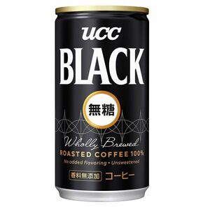 ☆格安☆UCC ブラック無糖 コーヒー 缶コーヒー185ml×30本　ケース