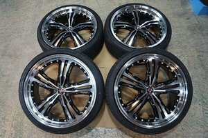 【新品 セット】245/35R21 245/35-21 共豊 シュタイナー STEINER LST 21 9J+38 5H114.3 ローダウン アルファード ヴェルファイア