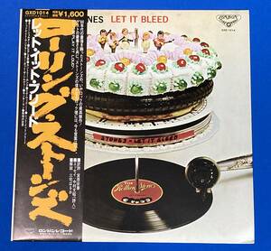 稀少 帯付 ローリング・ストーンズ The Rolling Stones / レット・イット・ブリード Let It Bleed GXD 1014 アナログ 12インチ レコード 