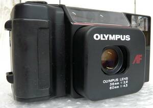 昭和レトロ 当時物 RETRO CAMERA OLYMPUS オリンパス フィルム カメラ オートフォーカス AFL-T OLYMPUS LENS F2.8/36mm F4.5/60mm