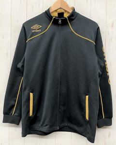 UMBRO Umbro jersey truck top jacket 160 size black Gold sport soccer training running jo silver g