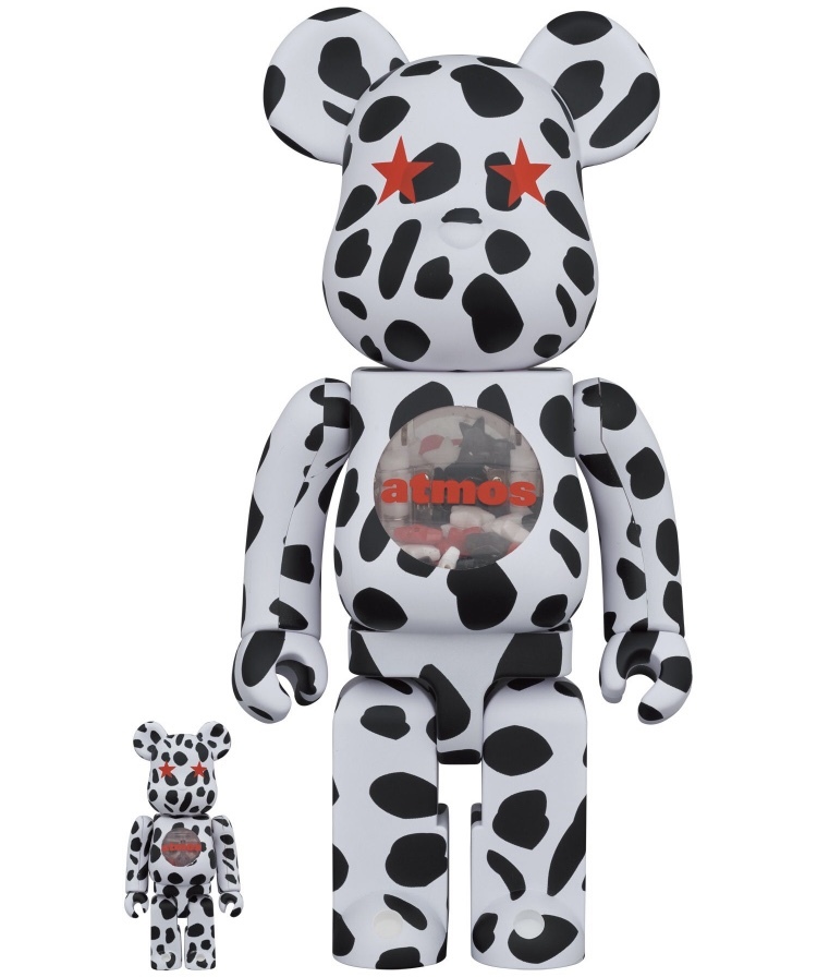 海外限定】 100% 黒 マルチスター atmos BE@RBRICK ベアブリック 新品 ...