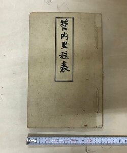 LLj-2512 ■送料無料■ 管内里程表 1〜13号 大正 昭和 戦前 群馬県 地理 資料 文献 冊子 和書 古書 古文書 印刷物 /くJYら