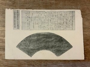 FF-2793 ■送料無料■ 俳諧寺入道 小林一茶 扇面 古文書 書 絵画 絵葉書 古写真 写真 印刷物/くSIら