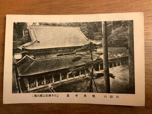 PP-2262 ■送料無料■ 比叡山 根本中堂 神社 寺 宗教 建築物 建物 絵葉書 写真 印刷物 古写真/くNAら