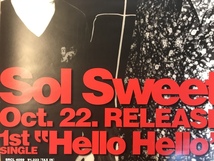 ■送料無料■ Sol Sweet ソルスゥイート 歌手 バンド 4人組バンド hello hello ポスター 印刷物 レトロ アンティーク/くKAら/KK-663_画像4