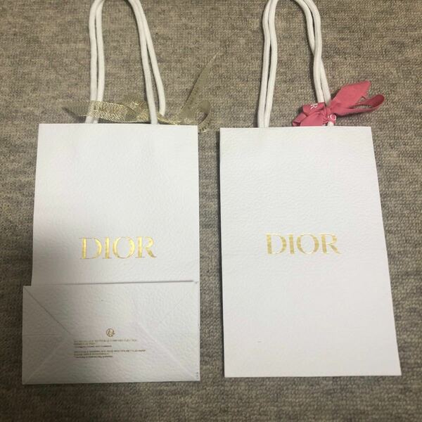 ディオールDior ショッパー 2枚セット　紙袋