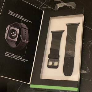 新品未開封・送料無料■Belkin・ベルキン■Classic Leather Band for Apple Watch 38mm F8W731BTC00 ブラック■クラシックレザーバンドの画像2