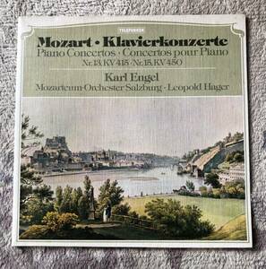 LP-May / 独 TELEFUNKEN / Karl Engel, L.Hager・Mozarteum-Orchester Salzburg / MOZART_Konzert fur Klavier und Orchster Nr.15 & Nr.13