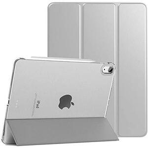 Silver iPad Air5 ケース 2022 iPad air 4 ケース 2020 10.9インチ TiMOVO iPad Air 第5世代 /第4世代 半透明 ハードカバー PUレーザー