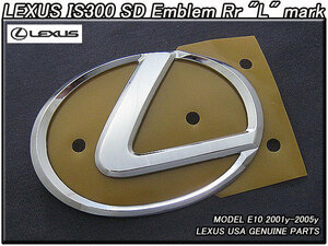 アルテッツァ/LEXUS/レクサスIS300セダン純正USエンブレム-リアLマーク(101×73mm)/USDM北米仕様USAトヨタALTEZZAセンターシンボルUSA