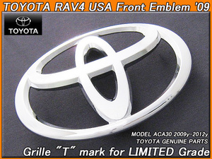 ACA31ACA36ラヴ4後期/TOYOTA/トヨタRAV4純正USエンブレム-フロントグリルTマークLIMITED/USDM北米仕様30ラブ4国内JPスポーツSPORTグレード